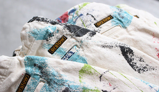 【orslow / オアスロウ】New Yorker Shorts "Paint Print"楽しみにしておりましたこちらも入荷です。