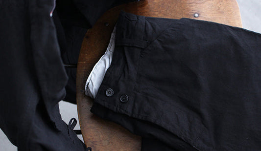 【DEADSTOCK】80s French China Set Up Work Wear “Black” お声の多いこちらも４度目の再入荷です。