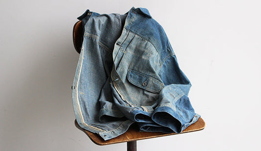 【AGE OLD / エイジオールド】30s Vintage Denim Fabric T-Back Style Jacket .本日、シークレットリリースです。