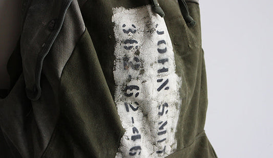 【Made By Sunny Side Up】 Remake Aviator Back Pack "Cotton Fabric"こちらも１点のみ入荷しております。