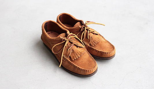 【YUKETEN / ユケテン】Blucher Moccasin.ショーツのシーズンにはこちらのシューズがオススメです。