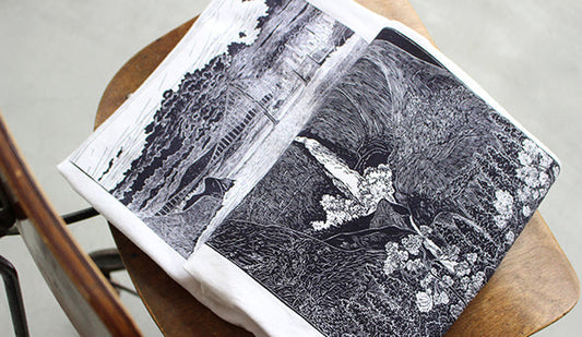 【Tom Killion / トム キリオン】USA Cotton "Golden Bate bridge" T-Shirts.カリフォルニアを感じれるアートTシャツ。