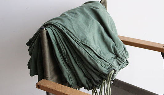 【HEXICO / ヘキシコ】Deformer Side String Shorts EX.US Army Laundry Bag.拘り抜いた抜群のショーツ。