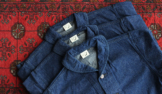 【orslow / オアスロウ】US Navy Shawl Collar Denim Jacketヴィンテージでも評価の高いジャケットが入荷です。