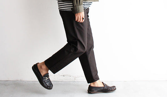 【STILL BY HAND / スティル バイ ハンド】Cotton W Cloth Tapered Trousers.綺麗なシルエットで使いやすい1本。