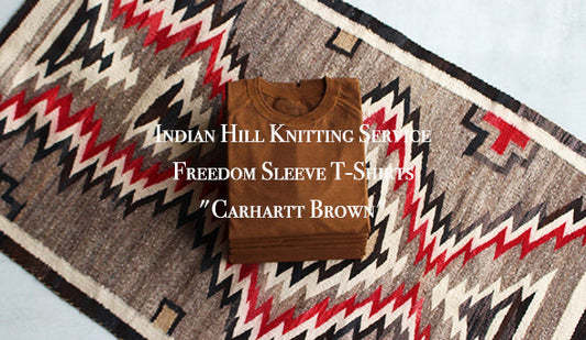 【Indian Hill Knitting Service】Freedom Sleeve T-Shirts "Carhartt Brown"抜群の新色が入荷です。