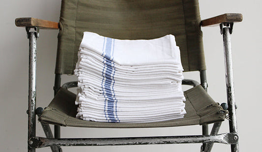 【DEADSTOCK】40s Royal Air Force Line Hand Towel.珍しい40年代のミリタリーハンドタオル。