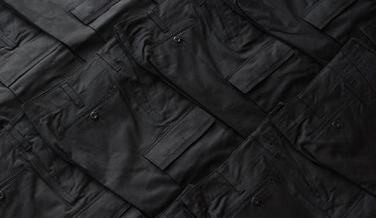 【DEADSTOCK】90-00s Civilian German Military Moleskin Cargo Pants.名作のブラックが再入荷致しました。