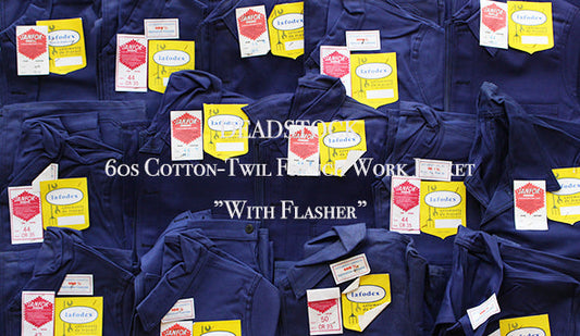 【DEADSTOCK】60s Cotton-Twil French Work Jacket　”With Flasher”希少なフレンチヴィンテージがまとまって入荷です。