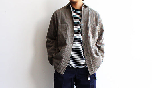 【nanamica / ナナミカ】Corduroy Shirt Jacket.今が気分のゆるりと着れるコーデュロイジャケット。