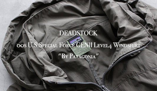 【DEADSTOCK】00s U.S.Special Force GENⅡ Level4 Windshirt "By Patagonia"人気の高いこちらが入荷いたしました。
