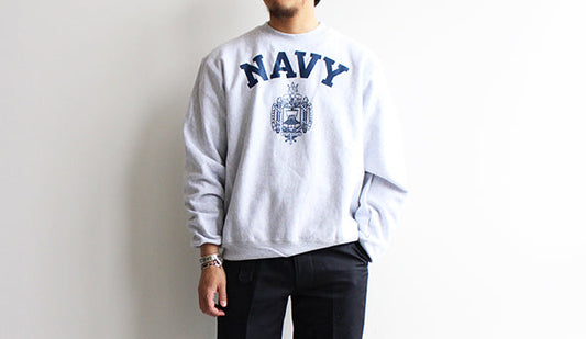 【IMPORT】Champion Reverse Weave “USNA Official Print”アメリカ好きには堪らない1枚が再入荷です。