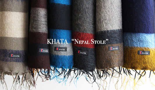 FORTの冬の風物詩【KHATA / カタ】Nepal Stoleが入荷いたしました。