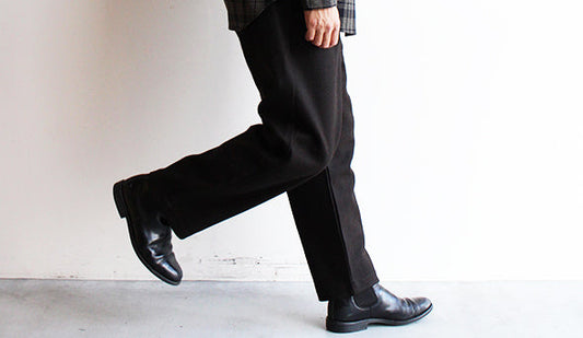 【STILL BY HAND / スティル バイ ハンド】Wool Melton Easy Trousers.冬に向けて暖かなパンツが入荷です。