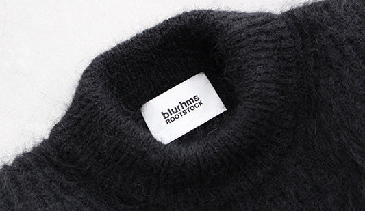 雪の降る季節に向けて【Blurhms / ブラームス】Kid Mohair Alpaca Wool Knit P/Oが入荷いたしました。