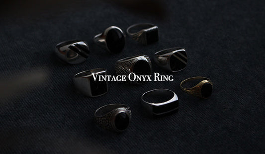 明日から【Vintage Onyx Ring】をリリース致します。是非、ご来店下さい。
