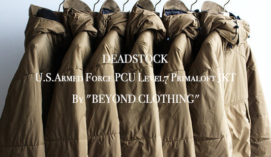 【DEADSTOCK】U.S.Armed Force PCU Level7 Primaloft JKT "USMC Coyote" by "BEYOND CLOTHING"スペシャルな1枚が入荷です。