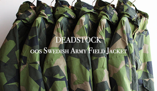 【DEADSTOCK】00s Swedish Army M90 Camo Field Jacket.機能的で最高にクールな1枚が入荷です。