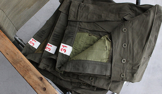 【DEADSTOCK】60s French Army M-47 Trousers ”Size 31"をオンラインショップに掲載致しました。