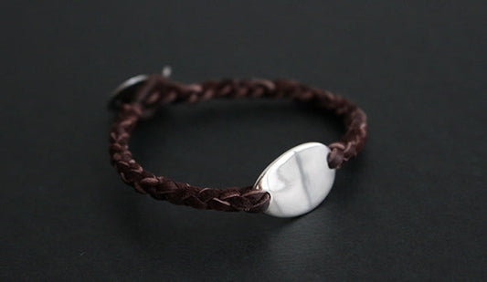 【SCOSHA / スコーシャ】Oval ID Bracelet “Deerskin”が春夏に向けて入荷いたしました。