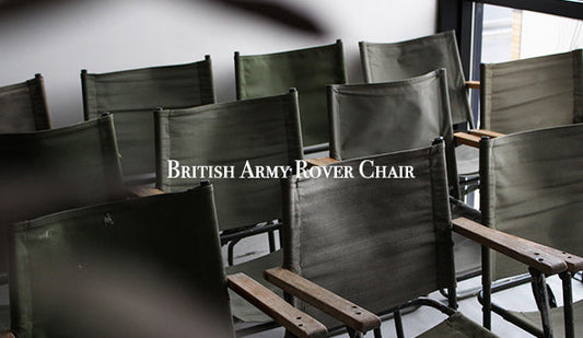 【British Army Rover Chair】男心を魅了するミリタリープロダクト。