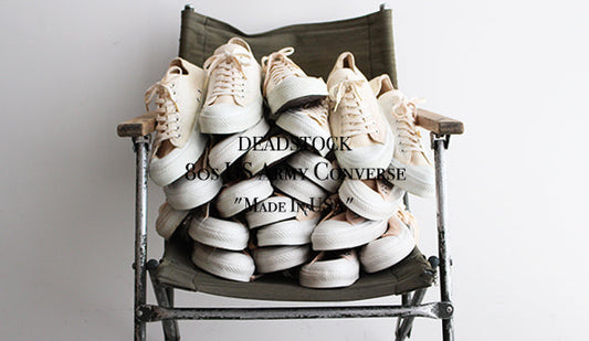 【DEADSTOCK】80s US Army Converse "Made In USA"ずっと探していたスニーカーがまとめて入荷です。