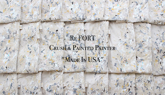 【Re FORT / リ フォート】Crush & Painted Painter "Made In USA" 1本1本ハンドメイドで仕上げた極上のヴィンテージ加工。