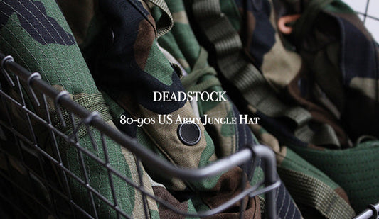 【DEADSTOCK】80-90s US Army Jungle Hat . サマーシーズンに向けて欠かすことのできないハットが入荷です。