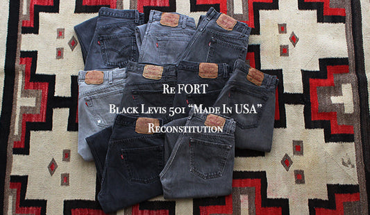 【Re FORT】Black Levis 501 “Made In USA” Reconstitution を本日より発売を開始いたします。