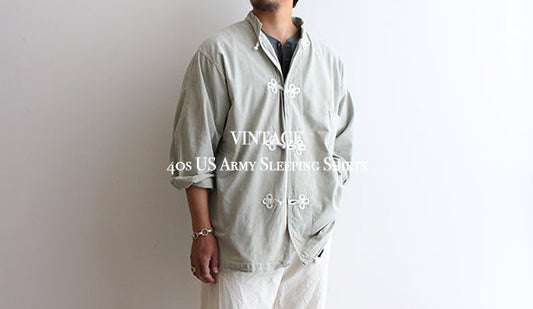【VINTAGE】40s US Army Sleeping Shirts.GWに向けてスペシャルな1枚をオンラインショップに掲載いたしました。
