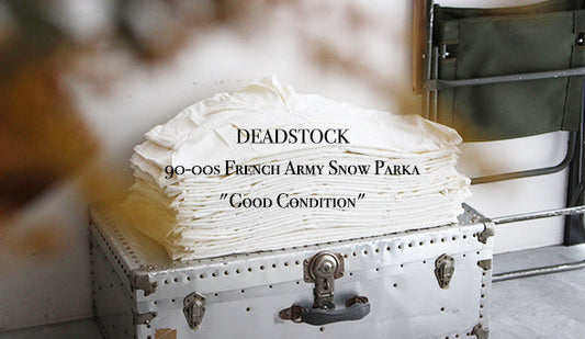 【DEADSTOCK】90-00s French Army Snow Parka "Good Condition"高い注目を集めるミリタリーのスノーパーカーが入荷です。