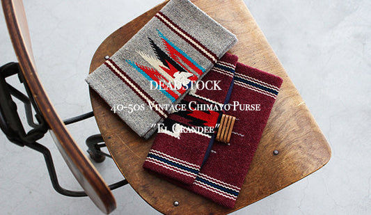 【DEADSTOCK】40-50s Vintage Chimayo Purse "El Grandee"オススメしたかったヴィンテージをオンラインに掲載いたしました。
