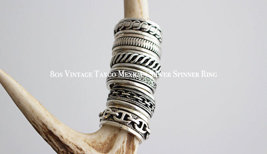 【VINTAGE】80s Vintage Taxco Mexican Silver Spinner Ring.探しておりましてヴィンテージリングが入荷です。