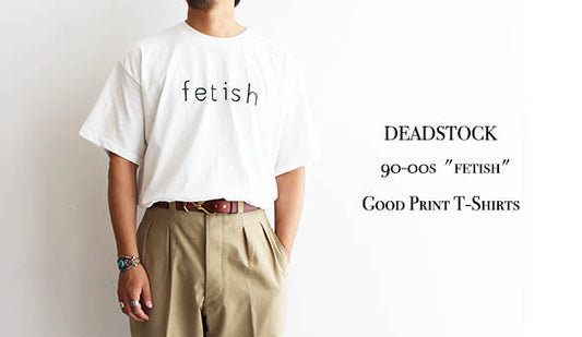 【DEADSTOCK】90-00s US "fetish" Good Print T-Shirts.夏本番に向けてクールな1枚が入荷です。