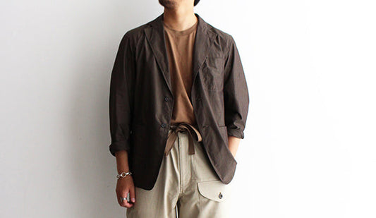 【Kaptain Sunshine / キャプテン サンシャイン】 Finx Cotton-Silk Fieldwrap Jacket.これからの季節にオススメの1枚。