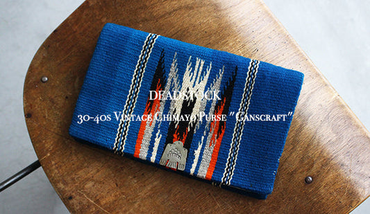 【DEADSTOCK】30-40s Vintage Chimayo Purse "Ganscraft"お気に入りをオンラインショップに掲載いたしました。