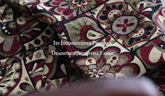 【it’s inconspicuous presence By Niche】Shirts Jacket ”Deadstock Argentina Fabric”.アルゼンチンのデッドストックファブリックを使用した1枚。