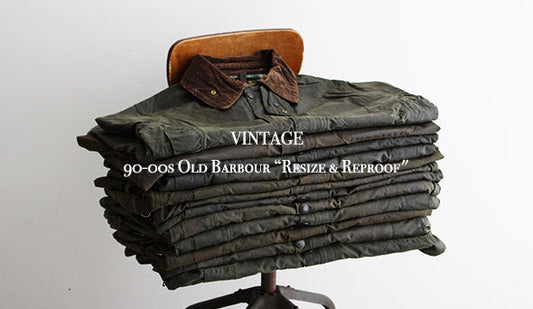 【VINTAGE】90-00s Old Barbour Resize ”Reproof" 今シーズンもこちらが入荷致しました。是非、お見逃しなく。