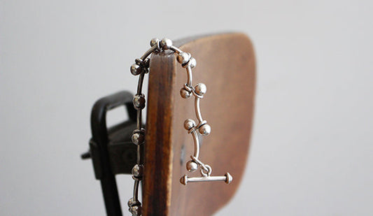 【VINTAGE】 Vintage Taxco Mexican Silver "Silver Ball" Braceletを掲載致しました。