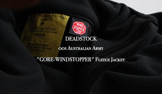 【DEADSTOCK】00s Australian Army "GORE-WINDSTOPPER" Fleece Jacket,是非、お勧めしたいミリタリーフリース。