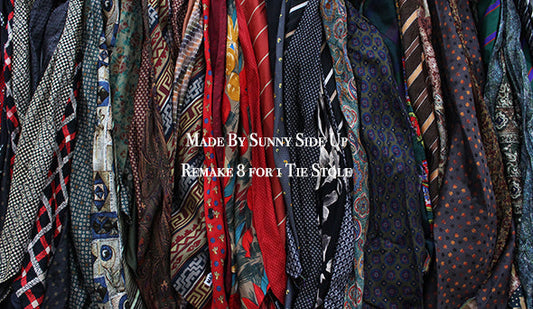 【Made By Sunny Side Up / メイド バイ サニーサイドアップ】Remake 8 for 1 Tie Stole.久々にセンス溢れるストールが入荷です。
