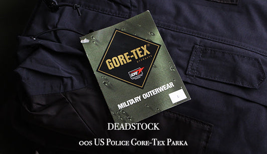 【DEADSTOCK】00s US Police Gore-Tex Parka "Made In USA"これからの季節には抜群のジャケットが入荷です。
