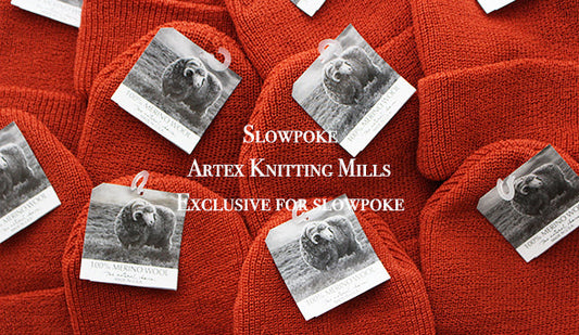 【Slowpoke / スローポーク】Artex Knitting Mills Exclusive for slowpoke.極上メリノウールで作った定番ニットキャプ・