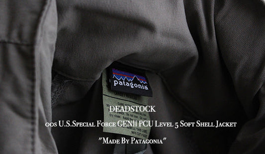 【DEADSTOCK】00s U.S.Special Force GENⅡ PCU Level 5 Soft Shell Jacket "By Patagonia Mars"極上のコンディションでまとめて入荷致しました。