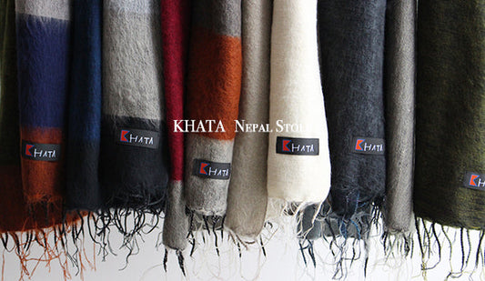 【KHATA / カタ】Nepal Stole .今シーズンもこの季節がやってきました。今年も抜群のカラー展開です。