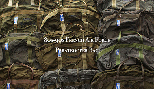 【VINTAGE】80s-90s French Air Force Paratrooper Bag.スペシャルなバックをリリース致しました。