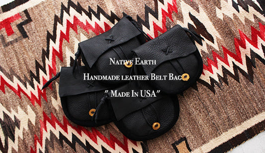 【Native Earth / ネイティブ アース】Handmade leather Belt Bag " Made In USA"新たなブランドが入荷です。