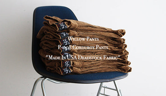 お問い合わせの多かった【Willow Pants / ウィローパンツ】をオンラインショップに掲載致しました。