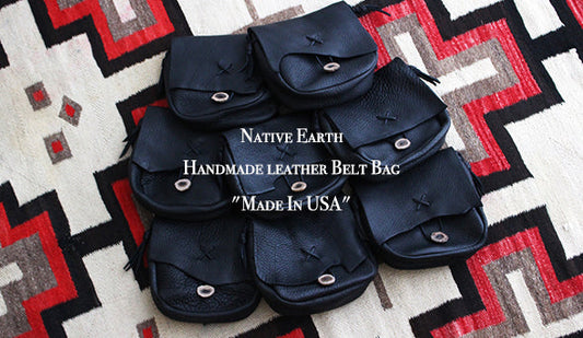 【Native Earth / ネイティブ アース】Handmade leather Belt Bag ” Made In USA”アメリカより追加分が届きました。