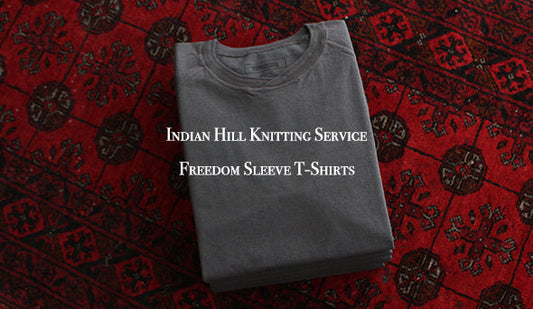 【Indian Hill Knitting Service】Freedom Sleeve T-Shirts "Asphalt Gray"抜群の新色が入荷です。